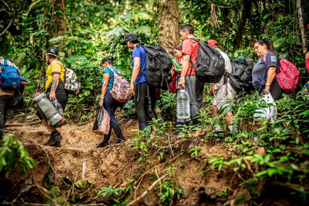 Gobierno de Panamá evalúa iniciar deportaciones de venezolanos que atraviesen el Darién.